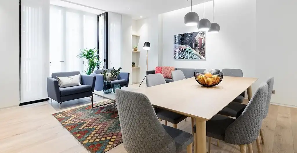 Living room of Flat for rent in Nou Eixample Sud