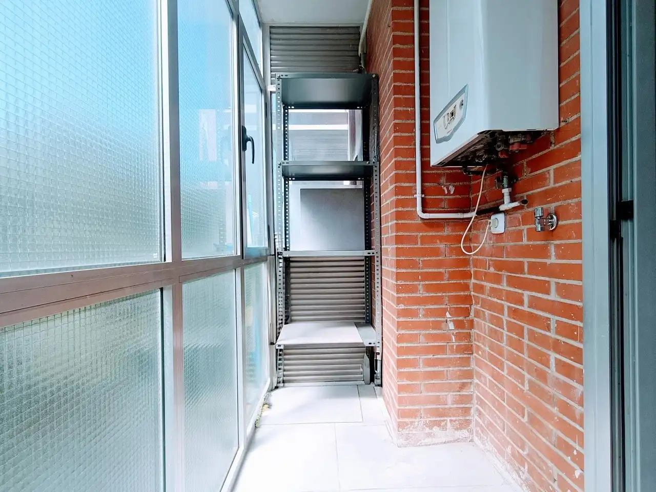 Terraza de Piso de alquiler en Madrid con Aire acondicionado, Calefacción y Horno