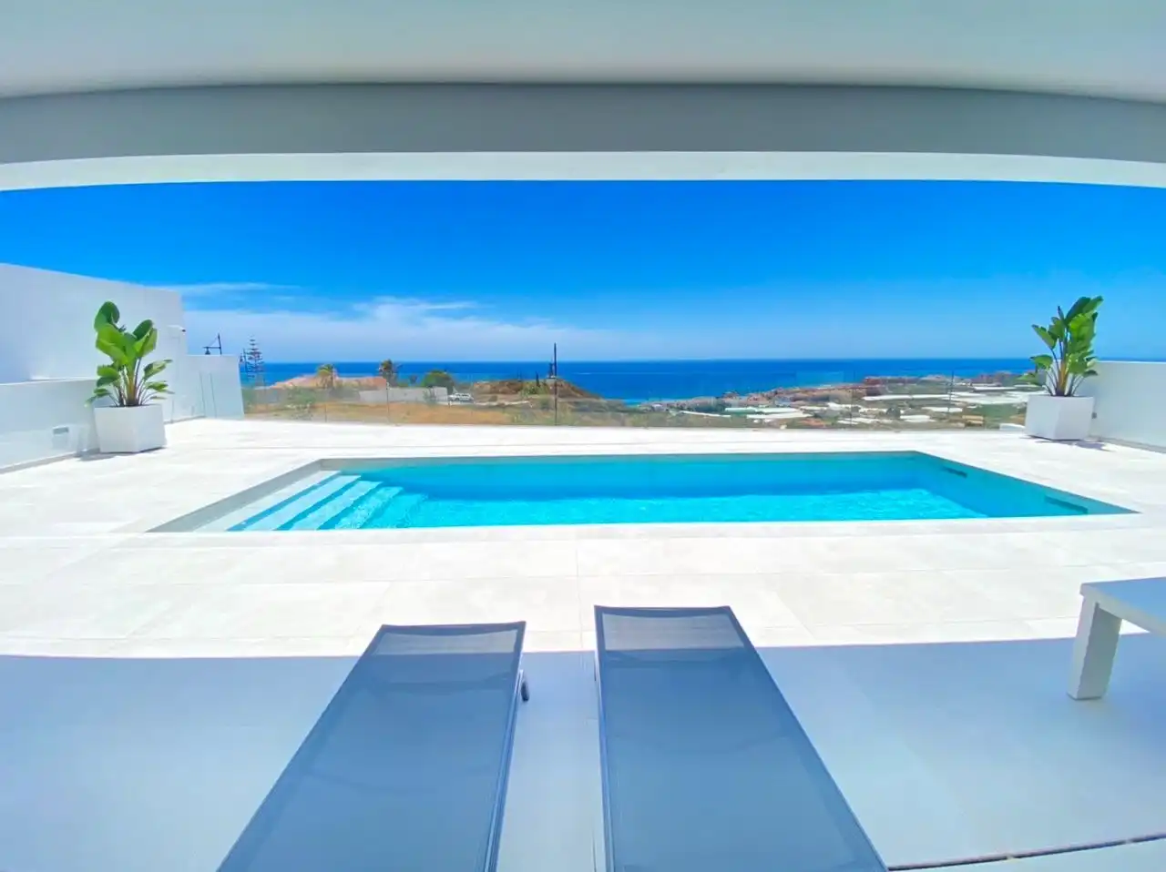 Swimming pool of Houses for sale in Torrox  with Air Conditioner, Heating and Private garden