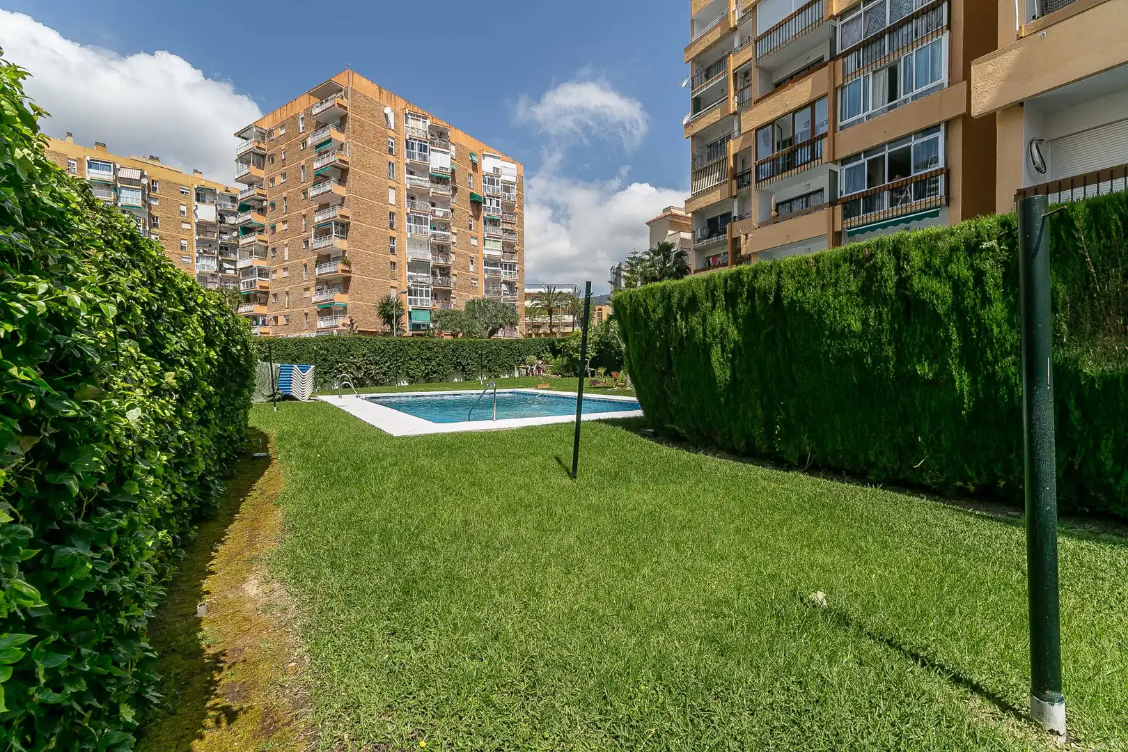 Piscina de Pis en venda en Benalmádena amb Aire condicionat, Terrassa i Moblat