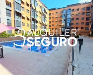 Exterior view of Flat to rent in  Madrid Capital  with Air Conditioner, Heating and Swimming Pool