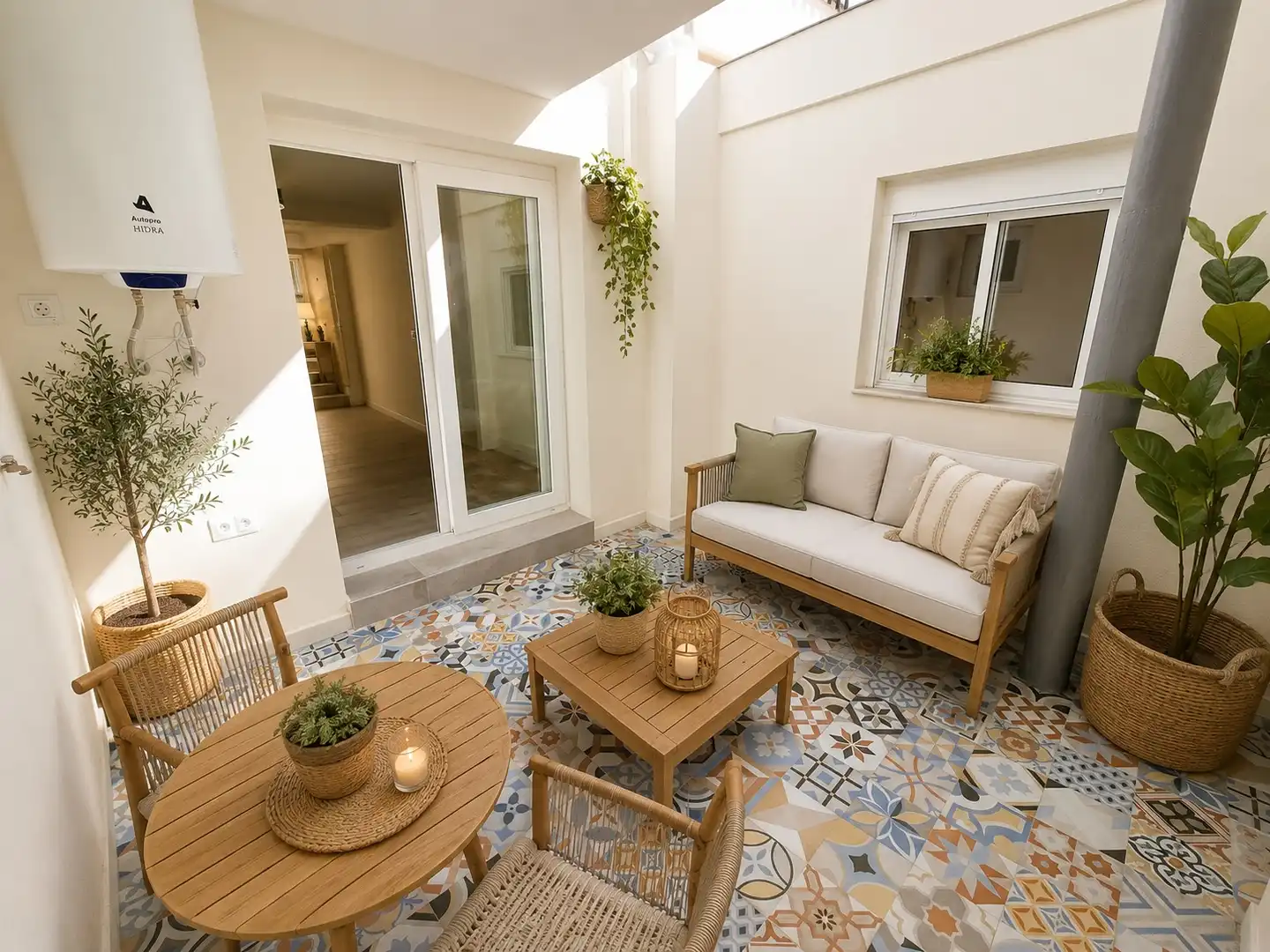 Terrace of Flat for sale in Alhaurín de la Torre  with Air Conditioner, Heating and Oven