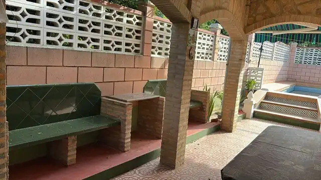 Terraza de Casa o chalet en venta en Corbera con Aire acondicionado, Jardín privado y Piscina