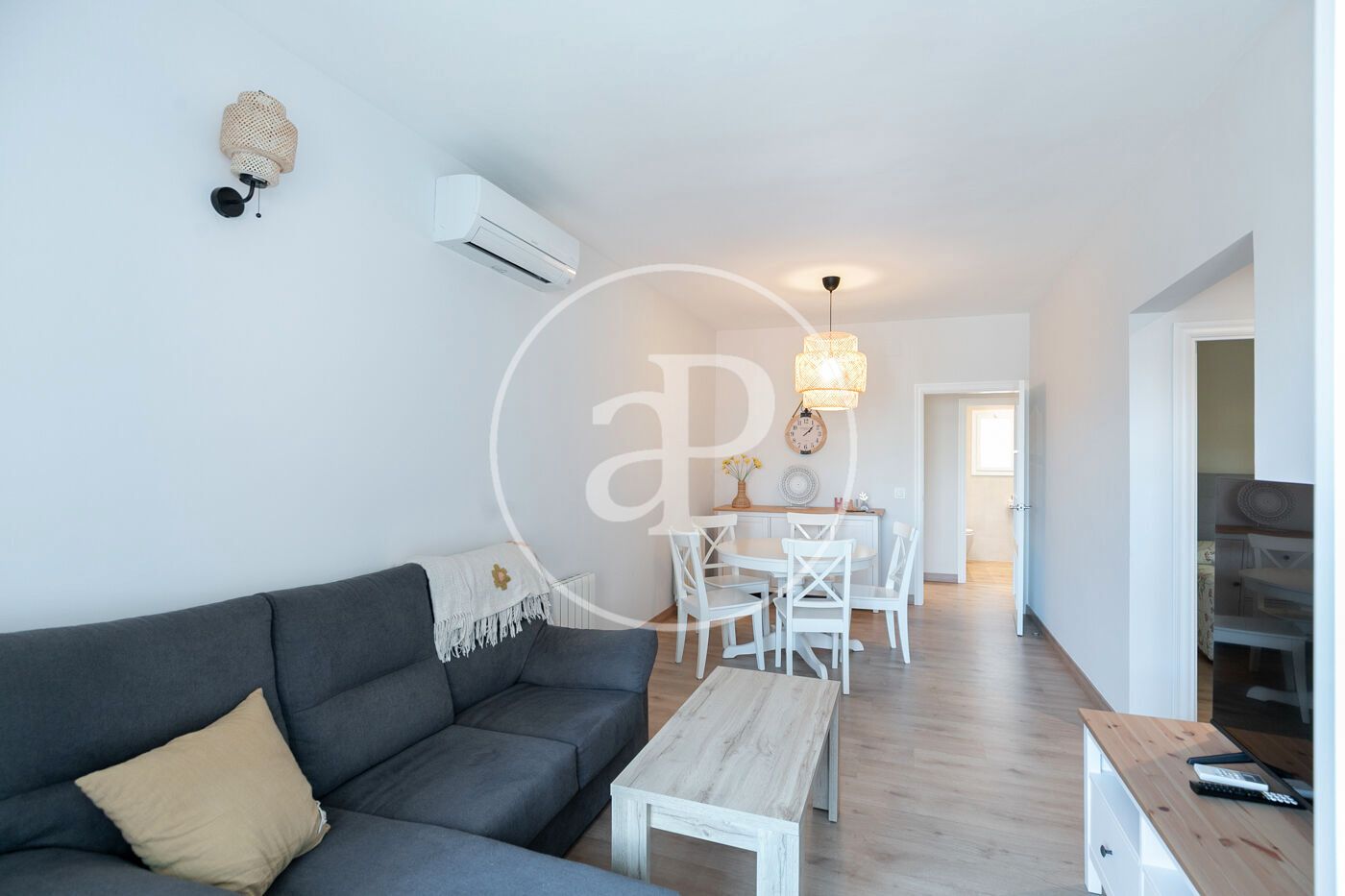 Living room of Flat for sale in  Barcelona Capital  with Air Conditioner, Heating and Terrace