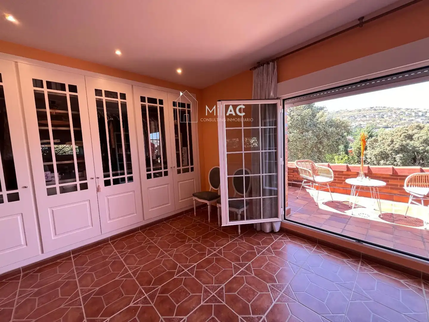 Garden of Houses for sale in El Espinar  with Heating, Private garden and Terrace