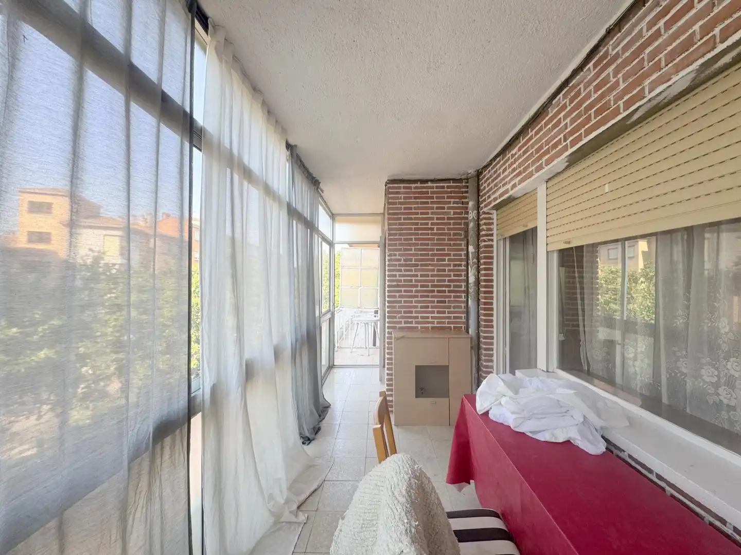 Terraza de Piso de alquiler en Ávila con Parquet y Amueblado