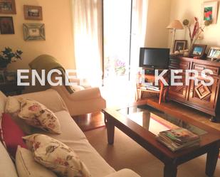 Living room of Apartment to rent in  Madrid Capital  with Air Conditioner, Heating and Parquet flooring
