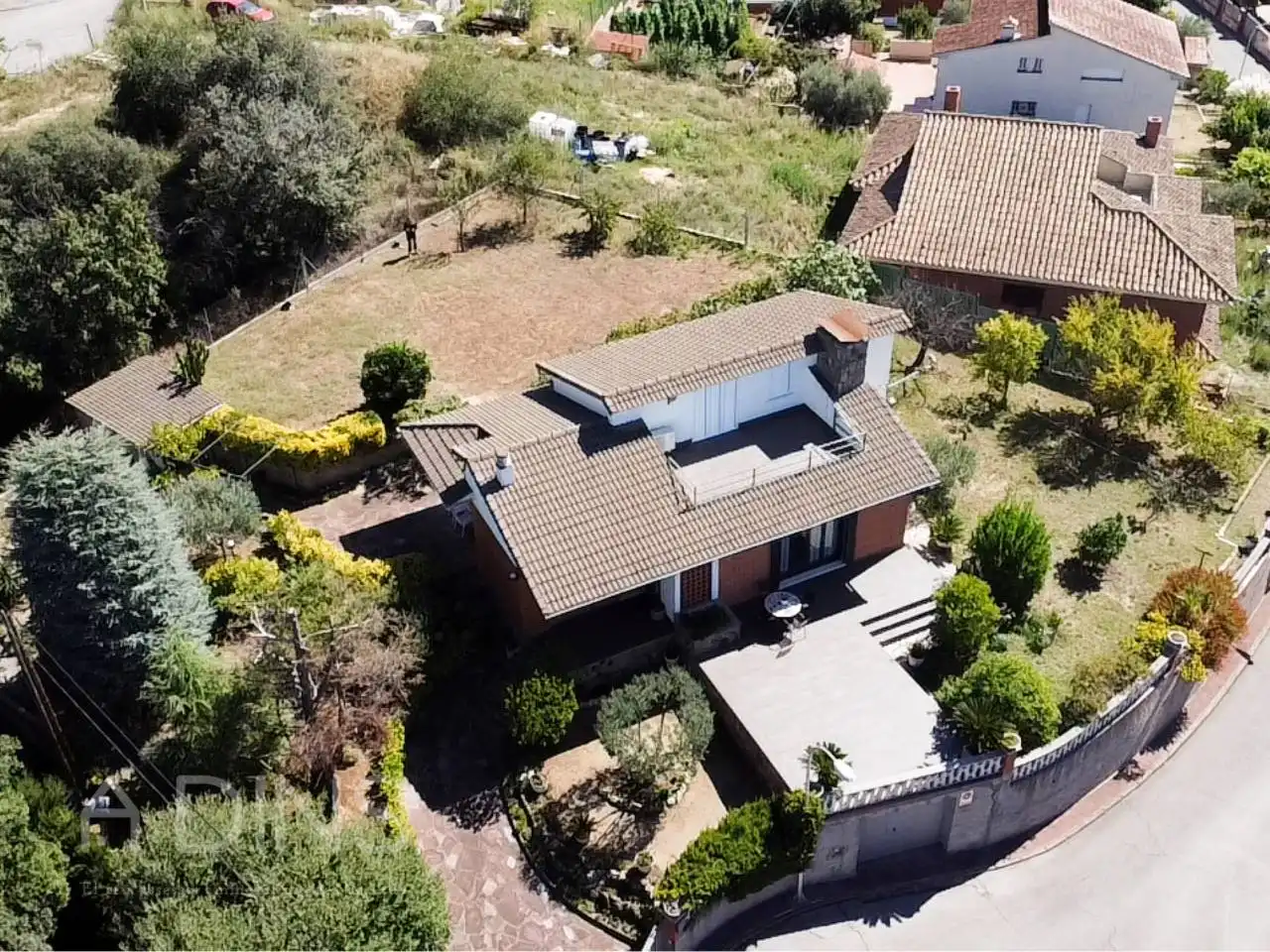 Vista exterior de Casa o xalet en venda en Caldes de Montbui amb Jardí privat i Terrassa