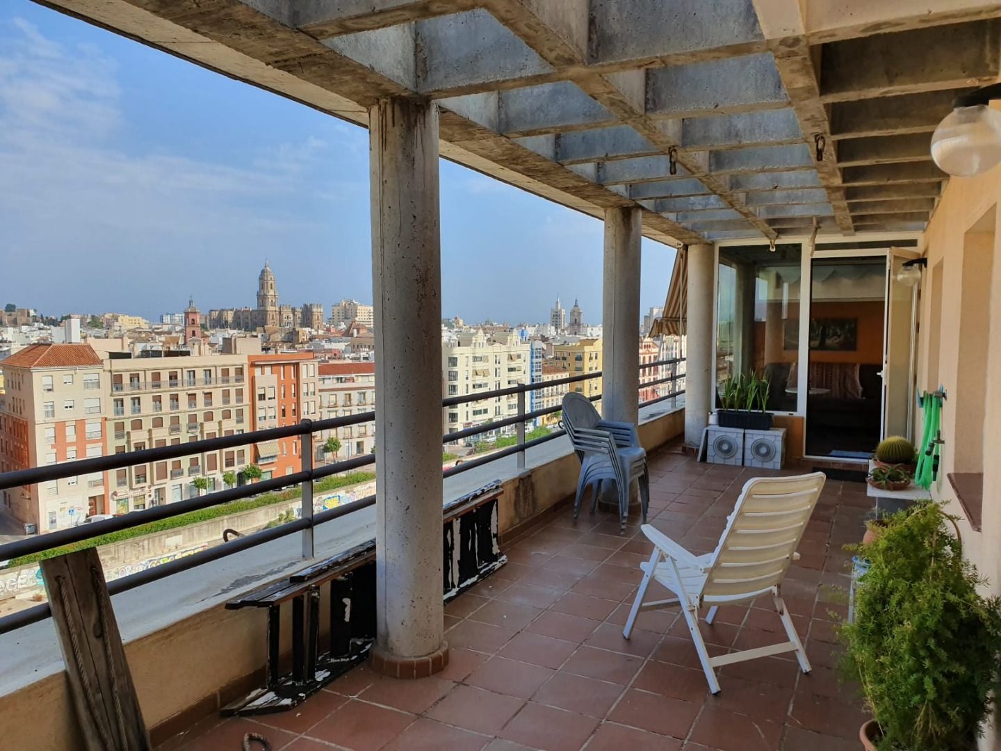 Terrace of Attic to rent in Málaga Capital  with Air Conditioner, Heating and Terrace