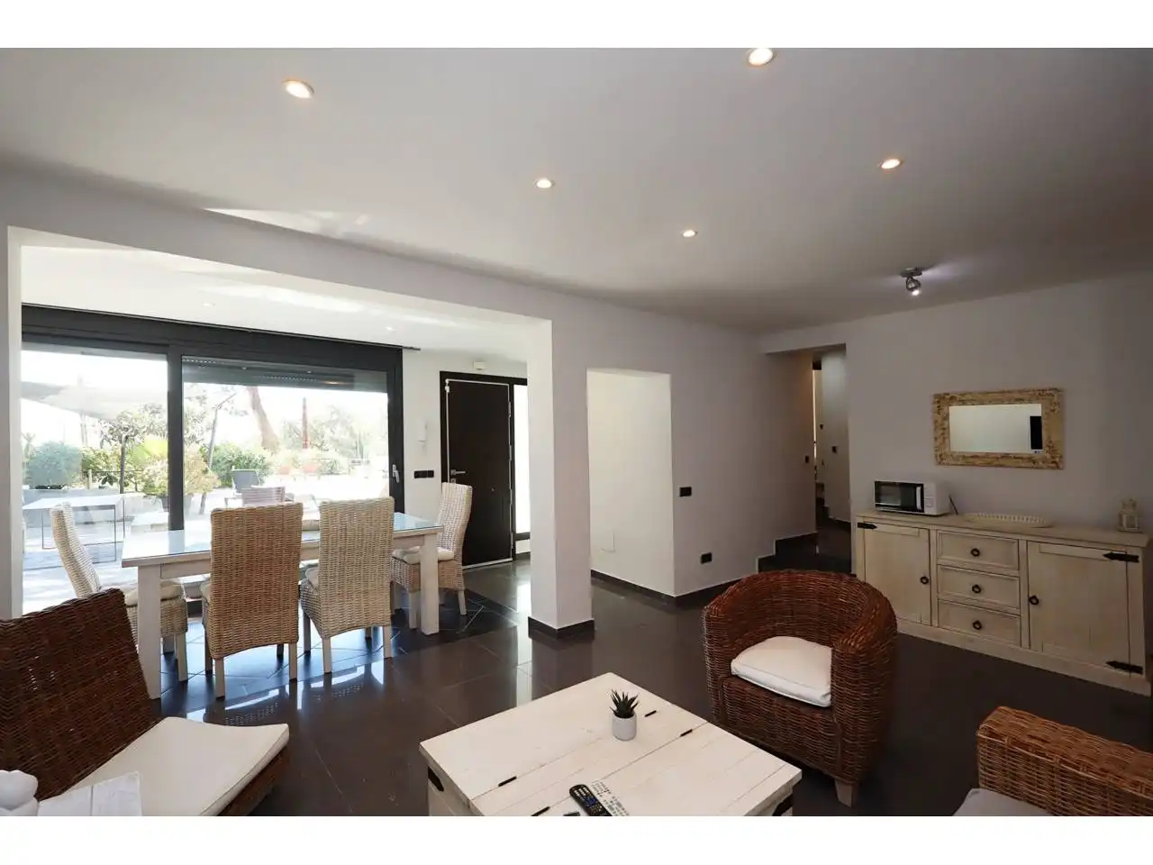 Sala de estar de Casa o chalet en venta en Lloret de Mar con Calefacción, Jardín privado y Terraza