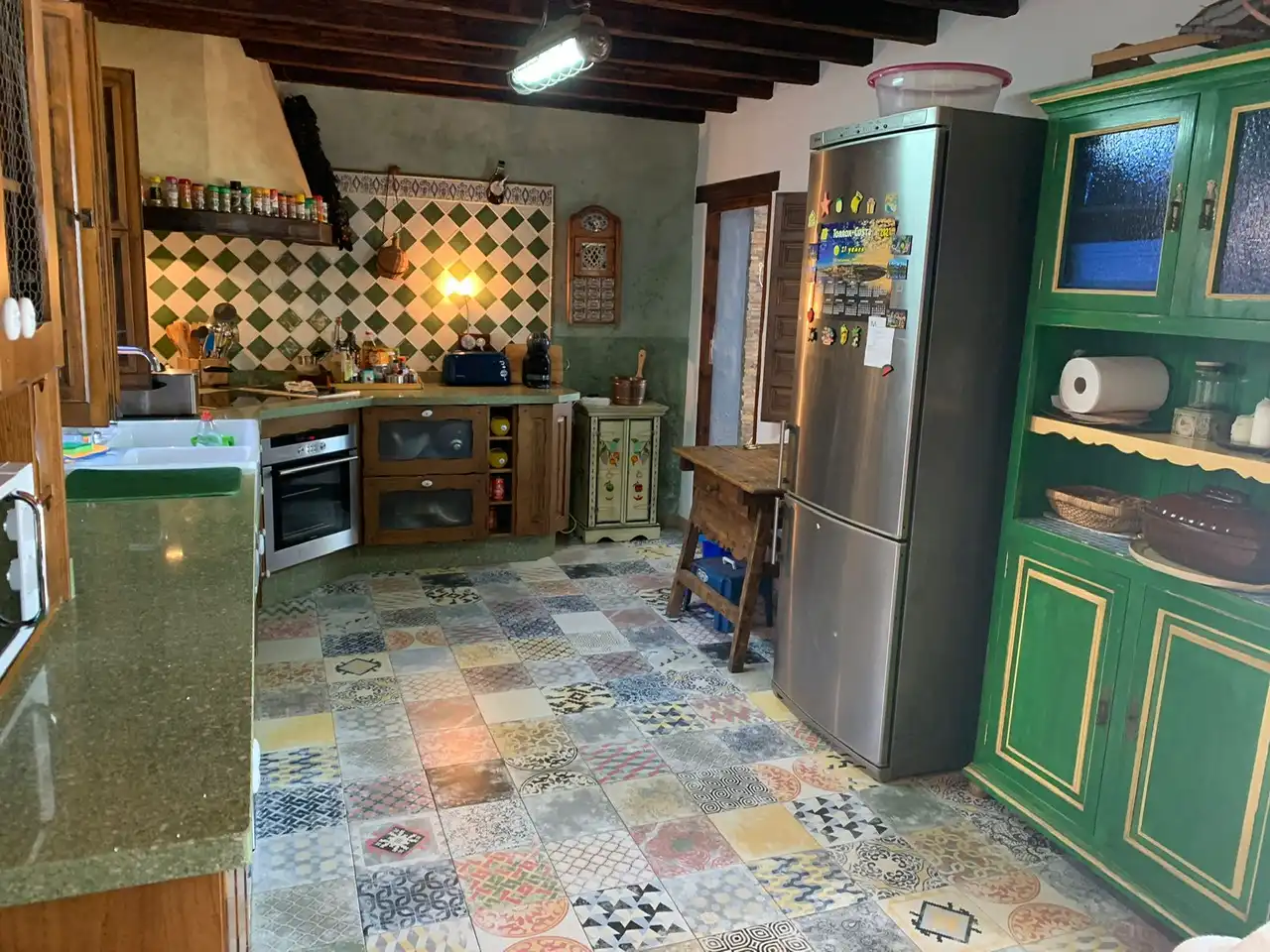 Cocina de Casa o chalet en venta en Torrox con Jardín privado, Terraza y Piscina