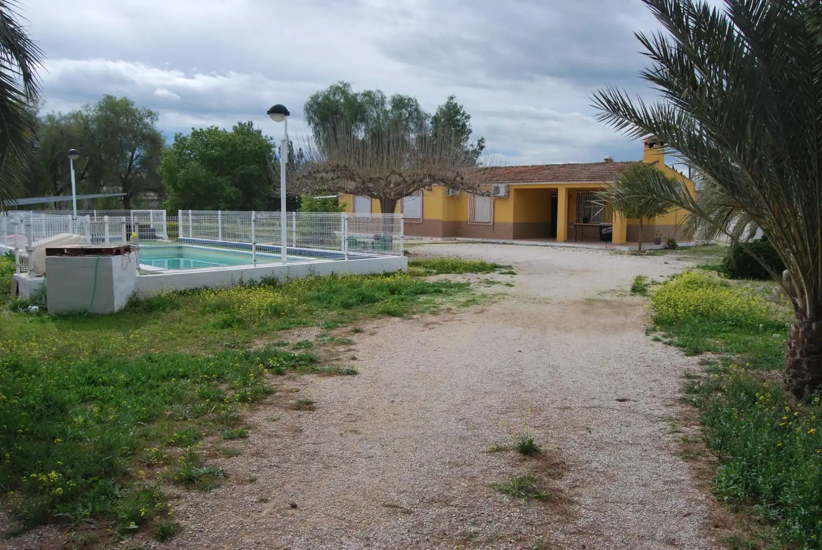 Piscina de Finca rústica en venta en Murcia con Aire acondicionado, Jardín privado y Terraza