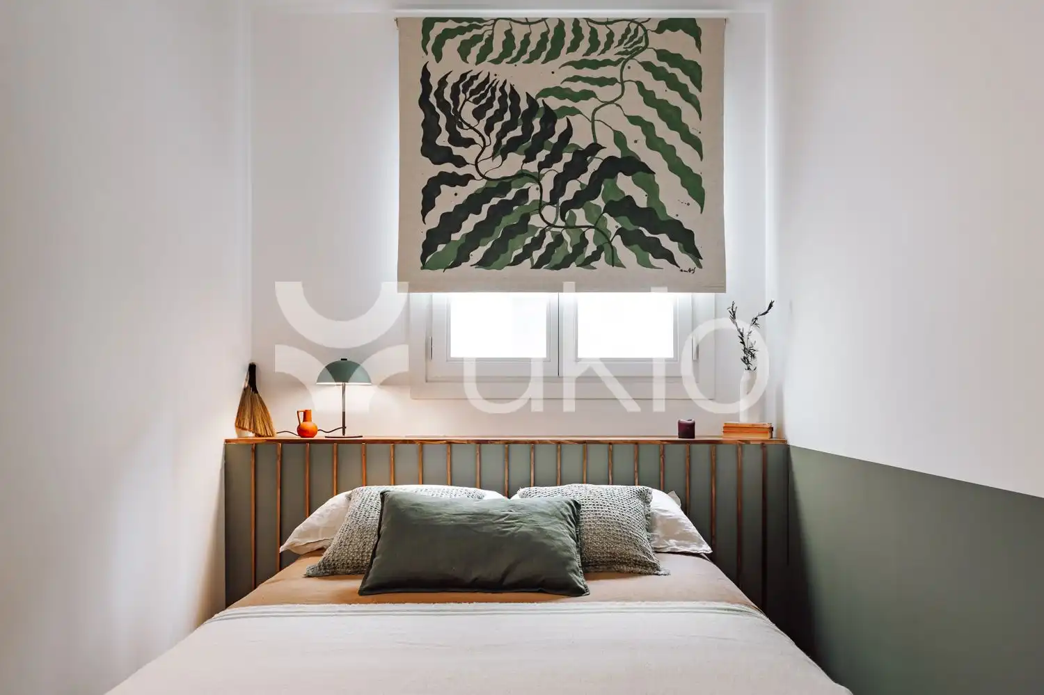 Schlafzimmer von Wohnungen zur Miete in Barcelona mit Klimaanlage, Heizung und Terrasse