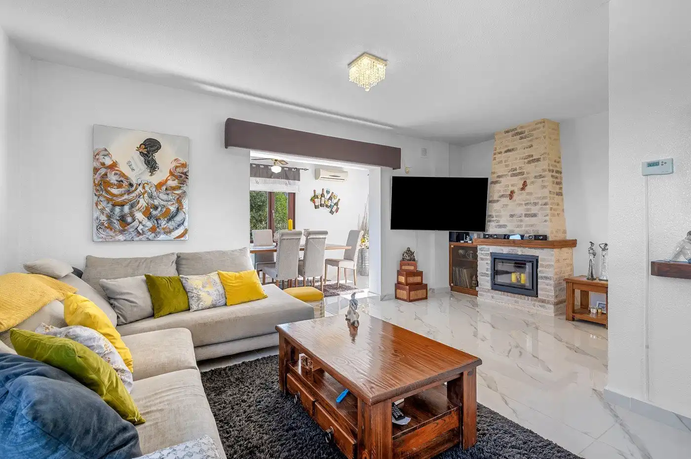 Sala de estar de Casa o chalet en venta en Callosa de Segura con Calefacción, Jardín privado y Terraza