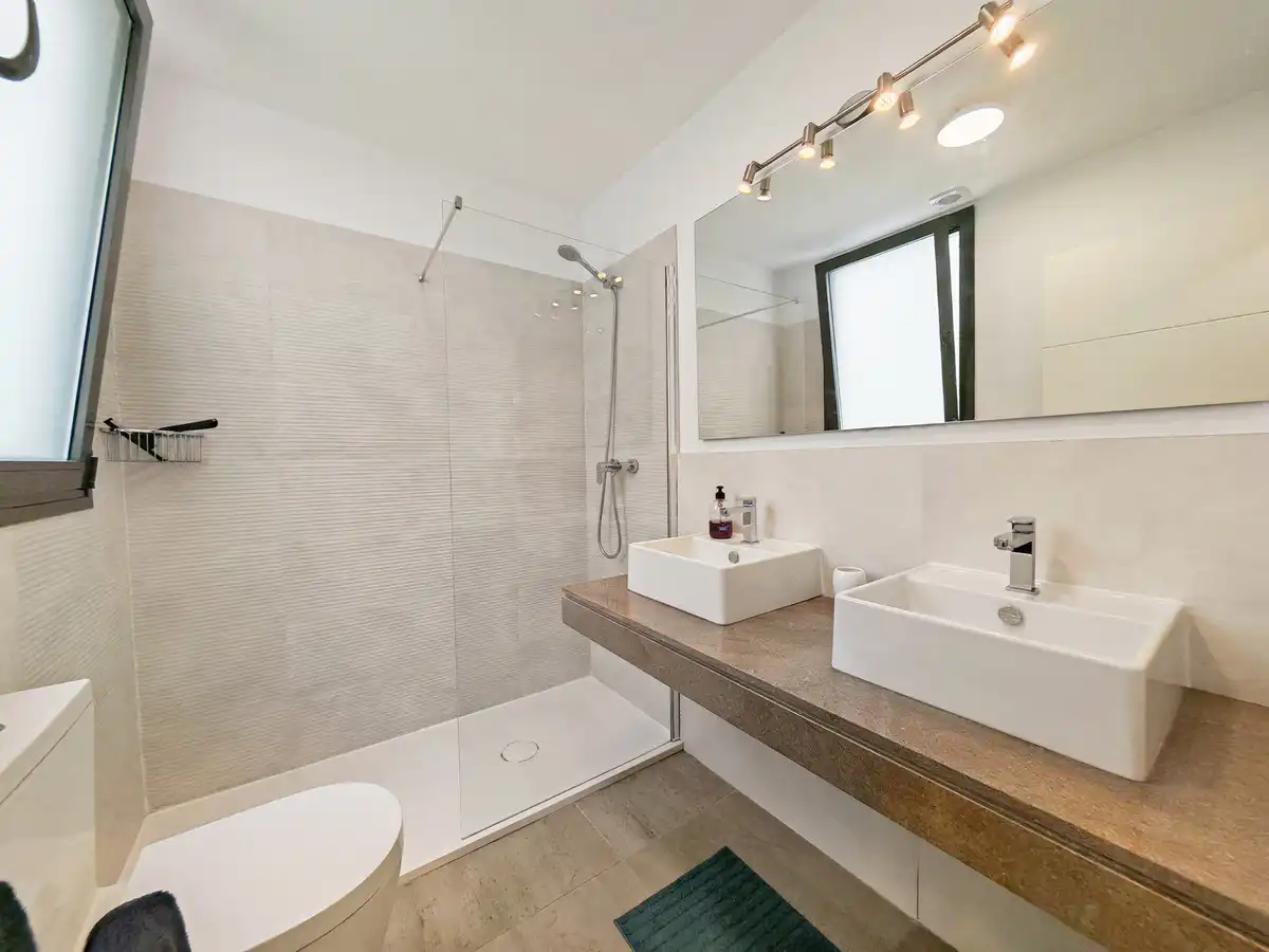 Baño de Apartamento en venta en Mijas con Aire acondicionado, Calefacción y Terraza