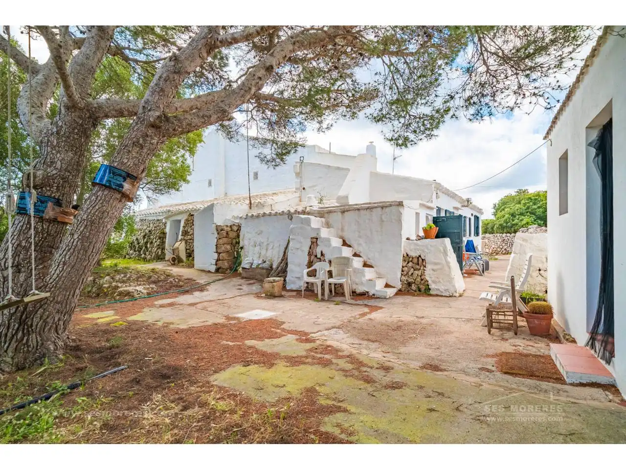 Vista exterior de Finca rústica en venda en Maó - Mahón amb Jardí privat