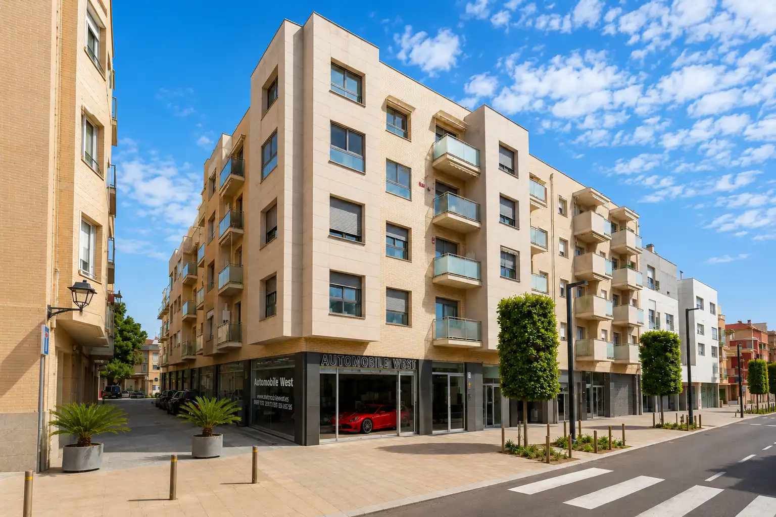 Außenansicht von Wohnung zum Verkauf in La Pobla de Mafumet mit Klimaanlage und Balkon