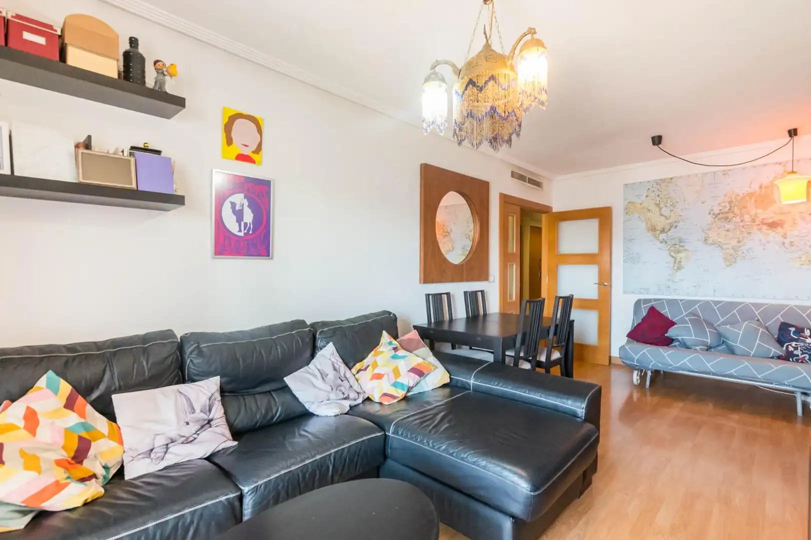 Sala de estar de Apartamento en venta en Murcia con Aire acondicionado, Terraza y Trastero