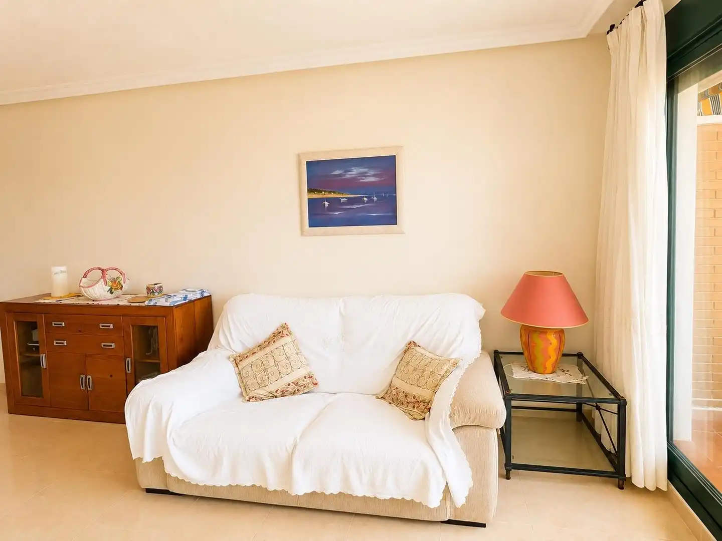 Sala de estar de Dúplex en venta en Guardamar del Segura con Aire acondicionado, Calefacción y Terraza