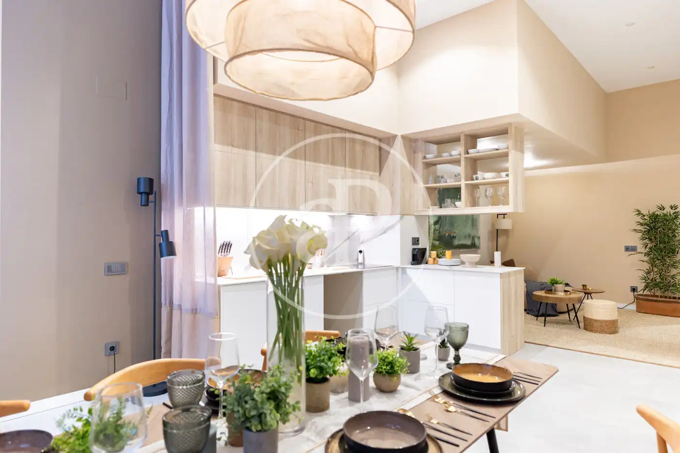 Küche von Loft zum Verkauf in  Barcelona Capital mit Klimaanlage, Heizung und Möbliert