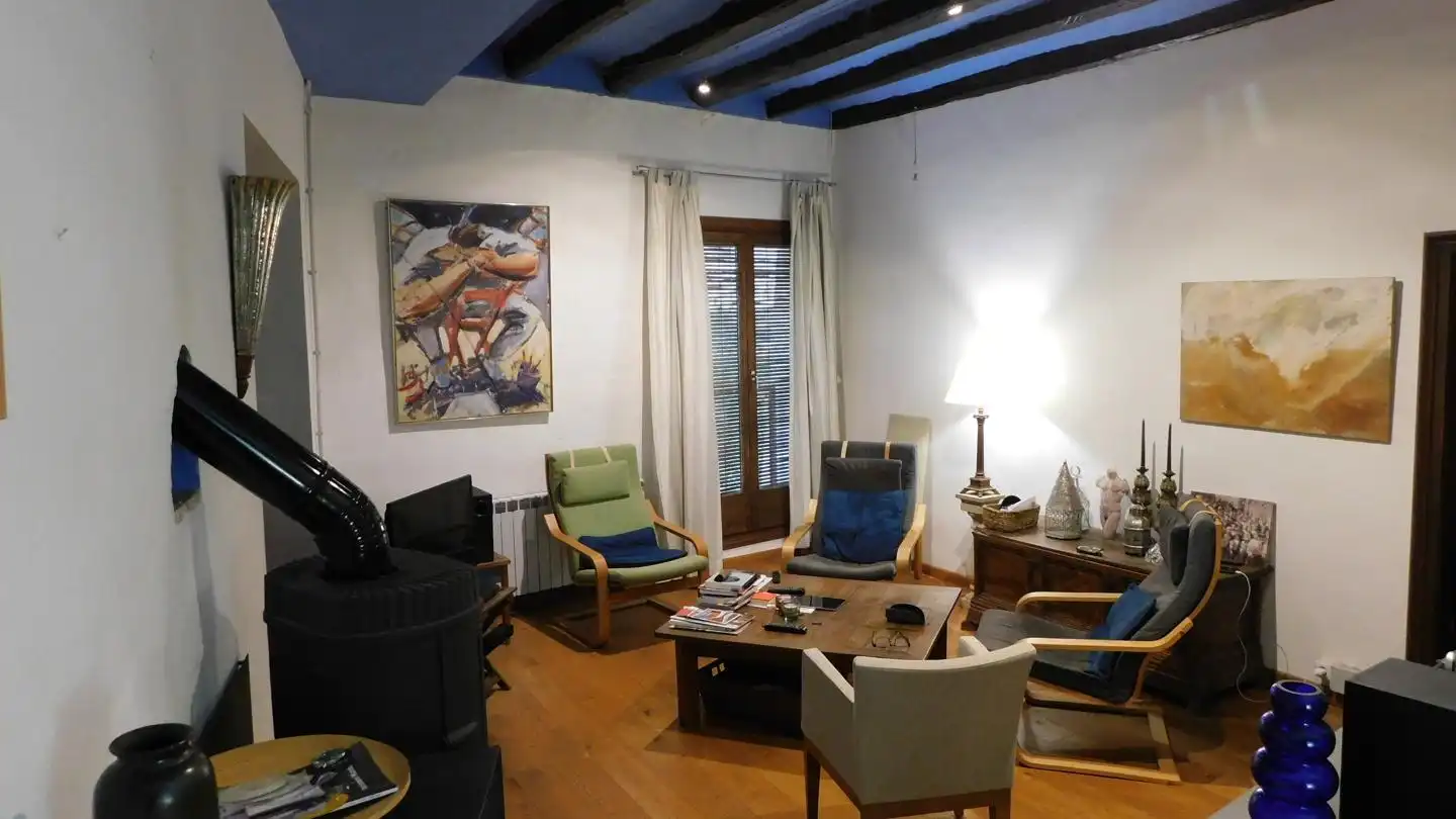 Sala de estar de Casa o chalet en venta en Foradada con Aire acondicionado, Calefacción y Jardín privado