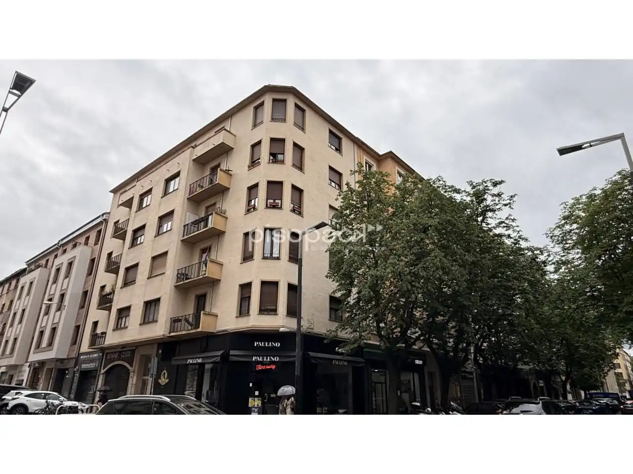 Vista exterior de Pis en venda en  Pamplona / Iruña amb Parquet, Terrassa i Alarma