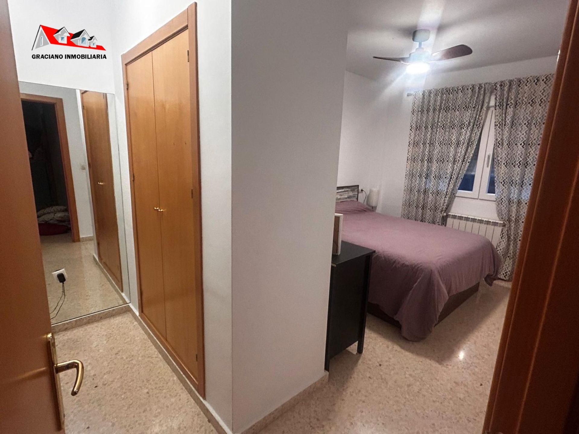 Bedroom of Flat for sale in  Albacete Capital  with Air Conditioner, Heating and Private garden