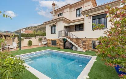 Exterior view of House or chalet for sale in  Madrid Capital  with Air Conditioner, Terrace and Swimming Pool