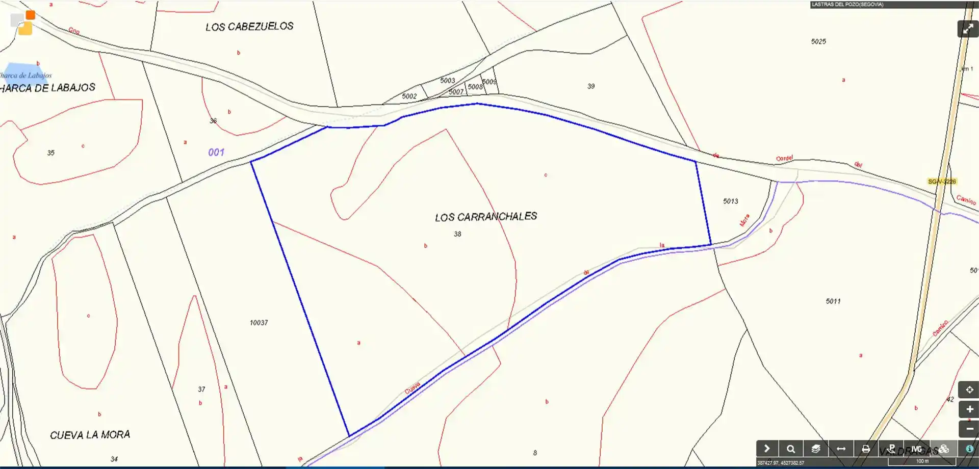 Terreno en venta en Lastras del Pozo, Segovia
