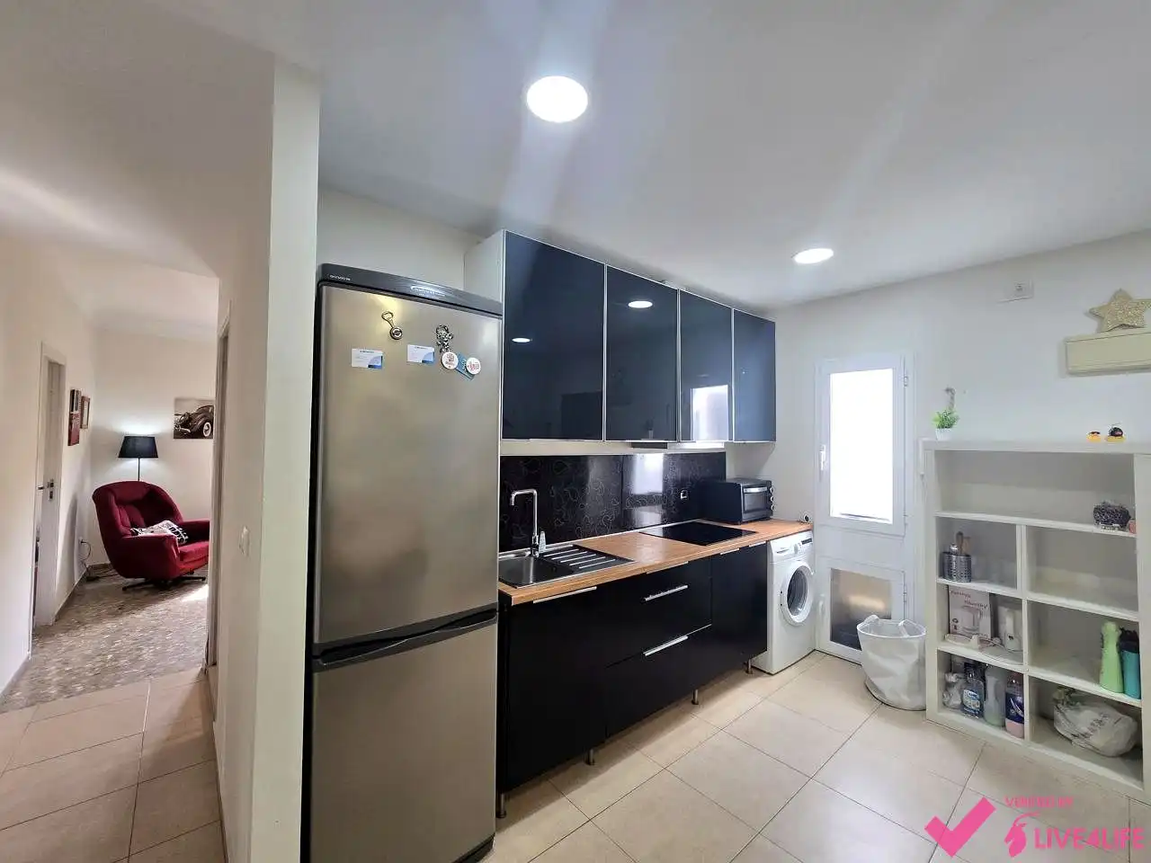 Kitchen of Flat for rent in Sevilla  with Air Conditioner, Terrace and Furnished