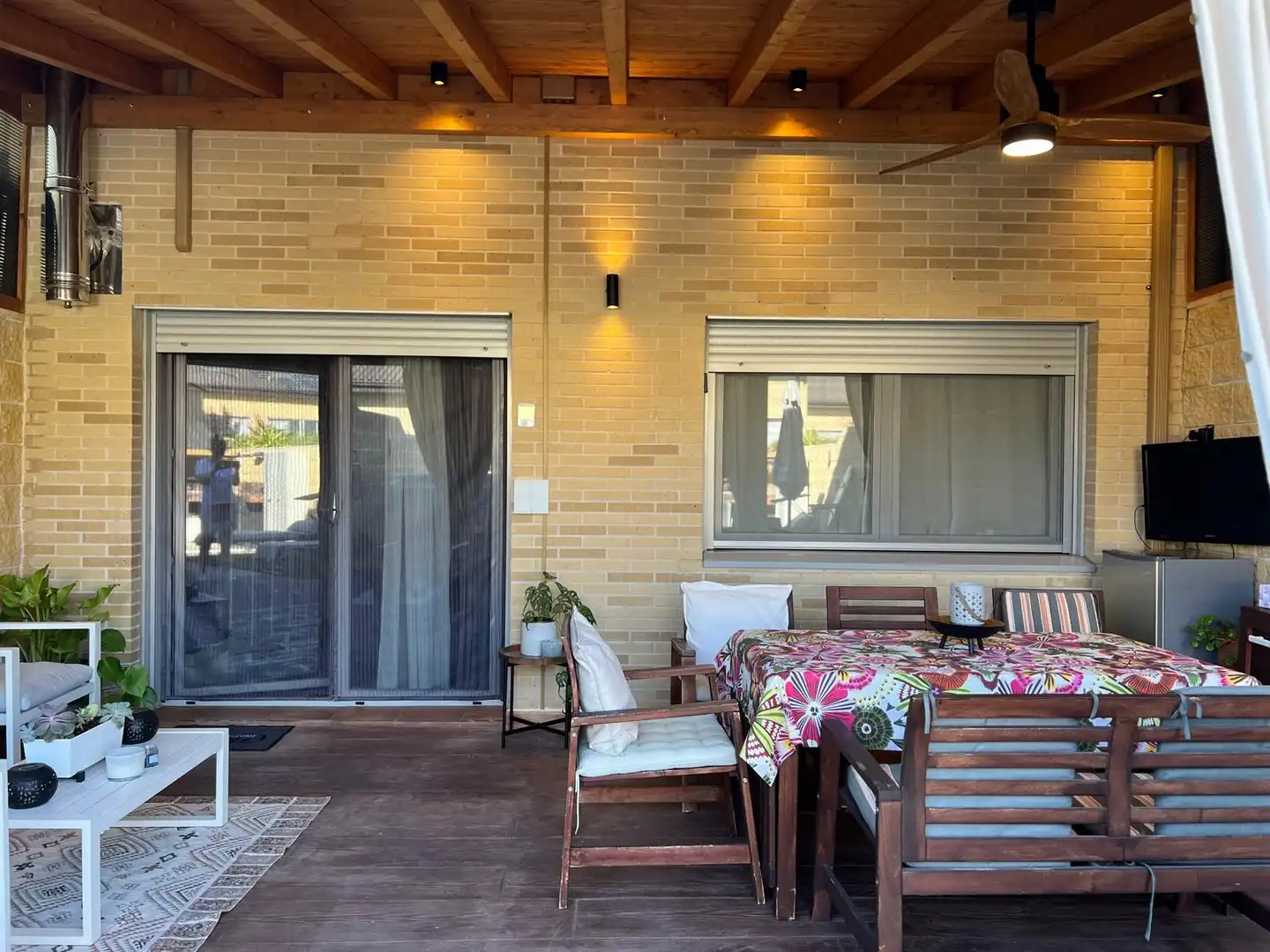 Terraza de Casa adosada en venta en Villalbilla con Aire acondicionado, Calefacción y Jardín privado