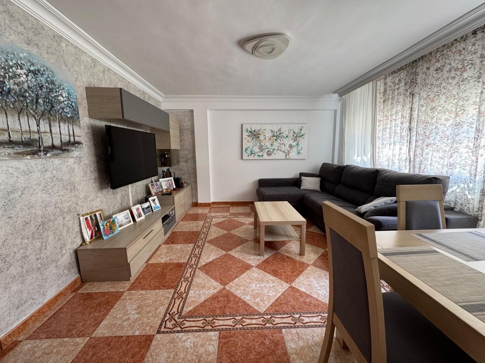 Sala d'estar de Pis en venda en Málaga Capital amb Aire condicionat