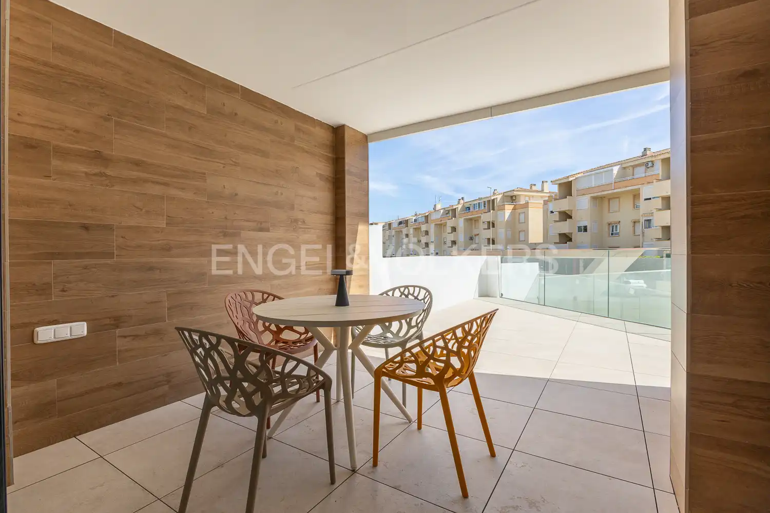 Terrasse von Wohnung zur Miete in Dénia mit Klimaanlage, Heizung und Privatgarten