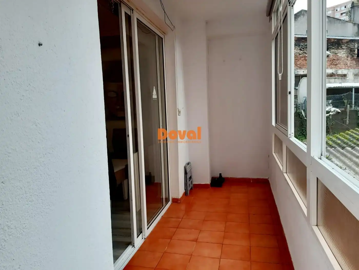 Terraza de Piso de alquiler en Vigo  con Calefacción, Amueblado y Balcón
