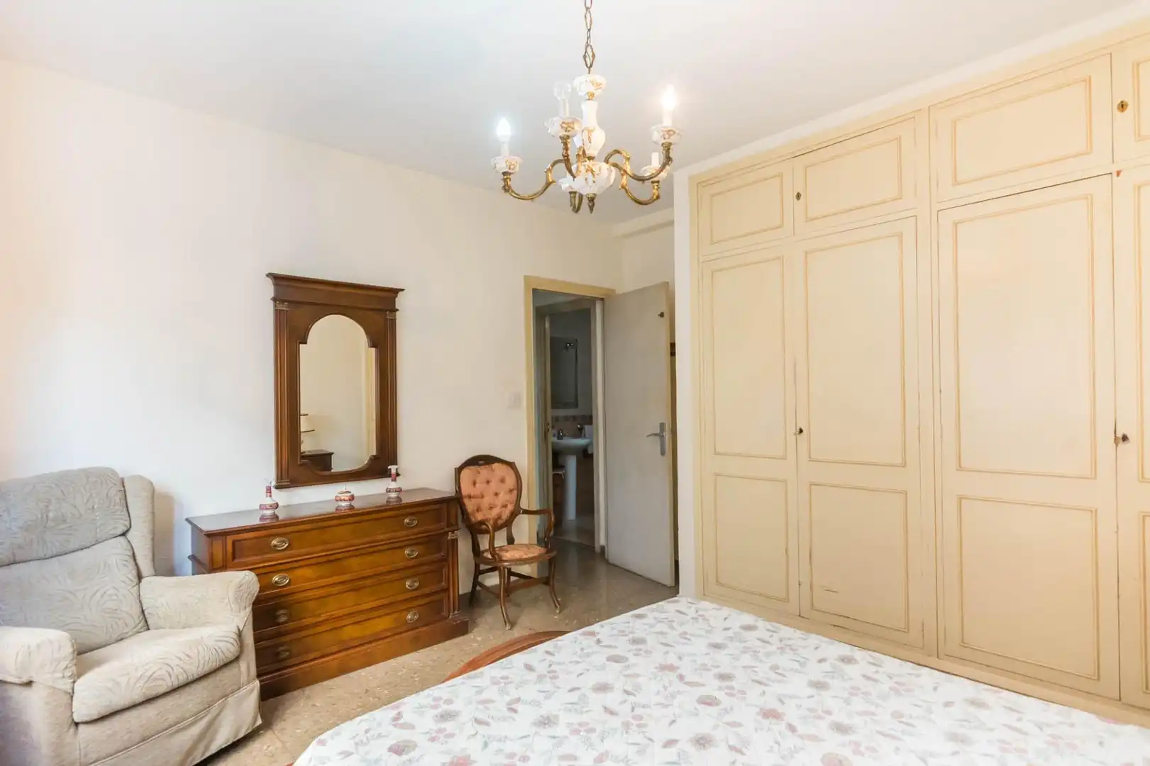 Schlafzimmer von Wohnung zur Miete in Murcia mit Klimaanlage, Terrasse und Abstellraum
