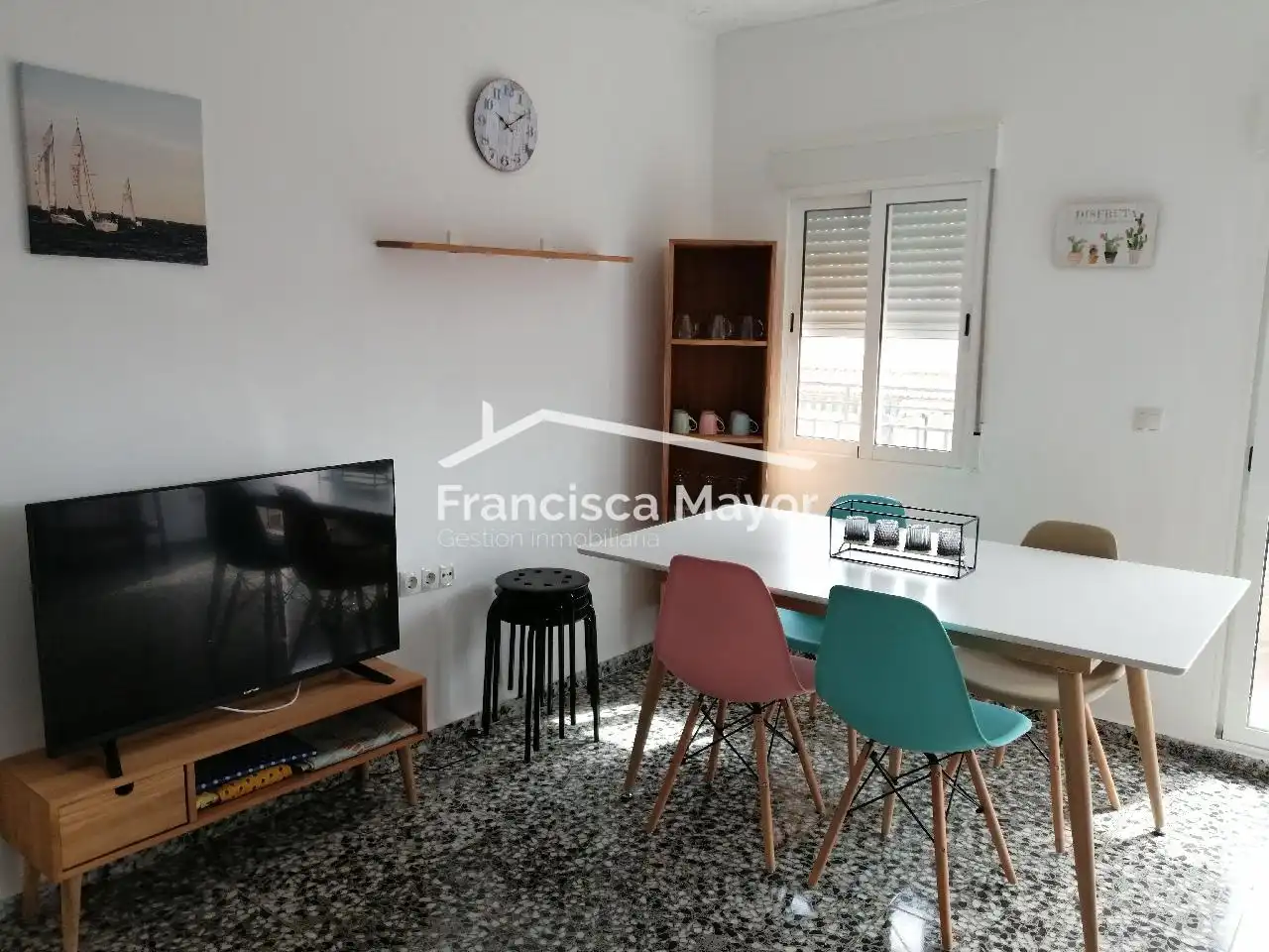 Sala de estar de Piso de alquiler en Valencia con Trastero, Amueblado y Balcón