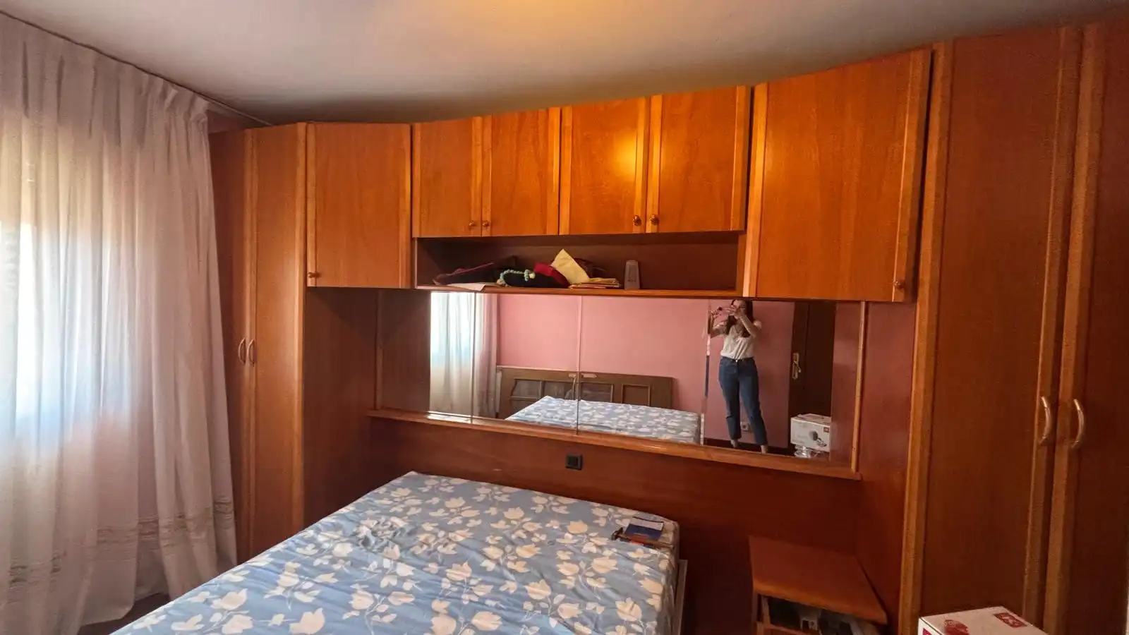 Schlafzimmer von Wohnung zum Verkauf in Rasines mit Heizung, Möbliert und Ofen
