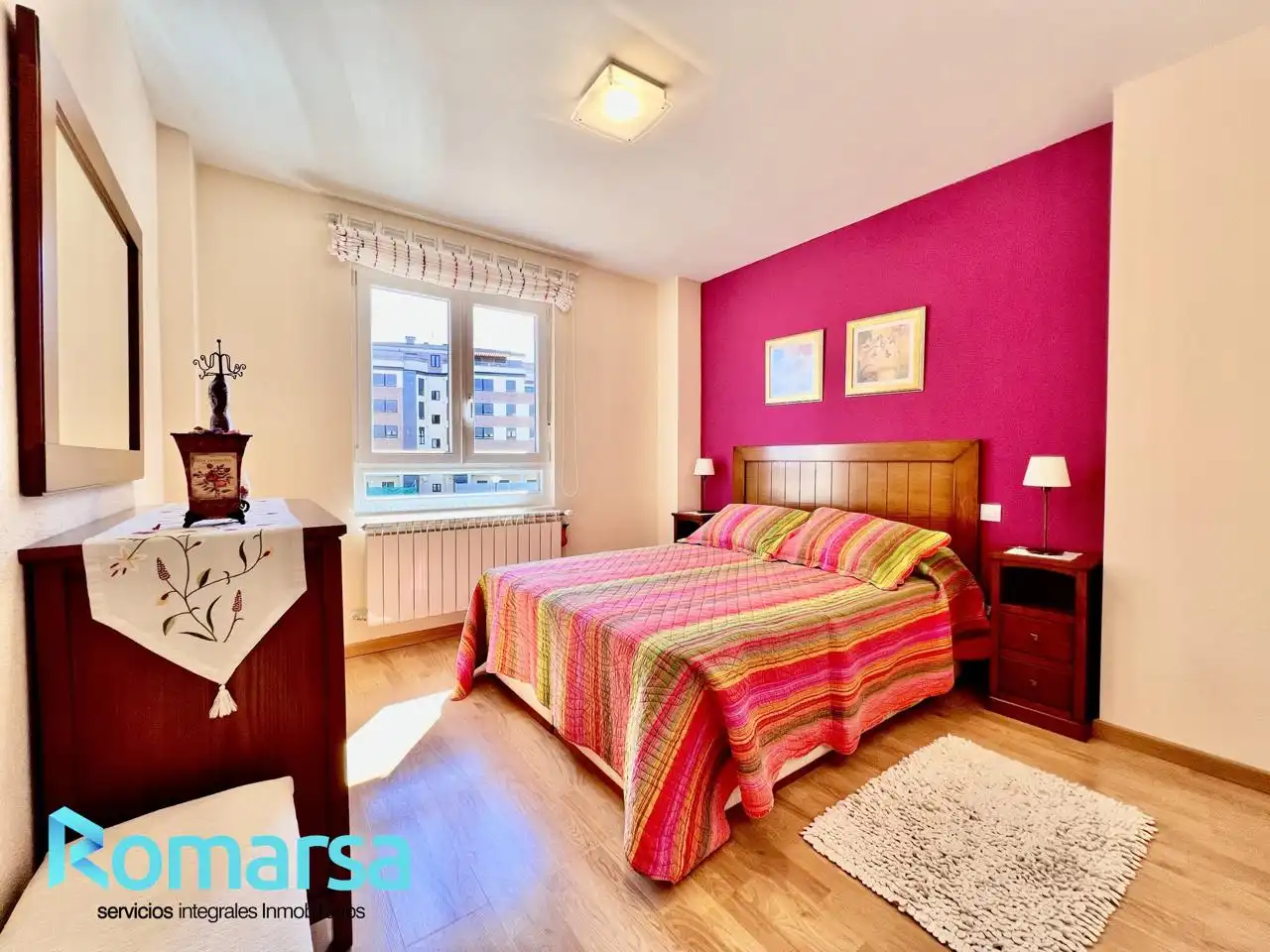Bedroom of Flat for rent in Ávila  with Heating, Furnished and Community pool
