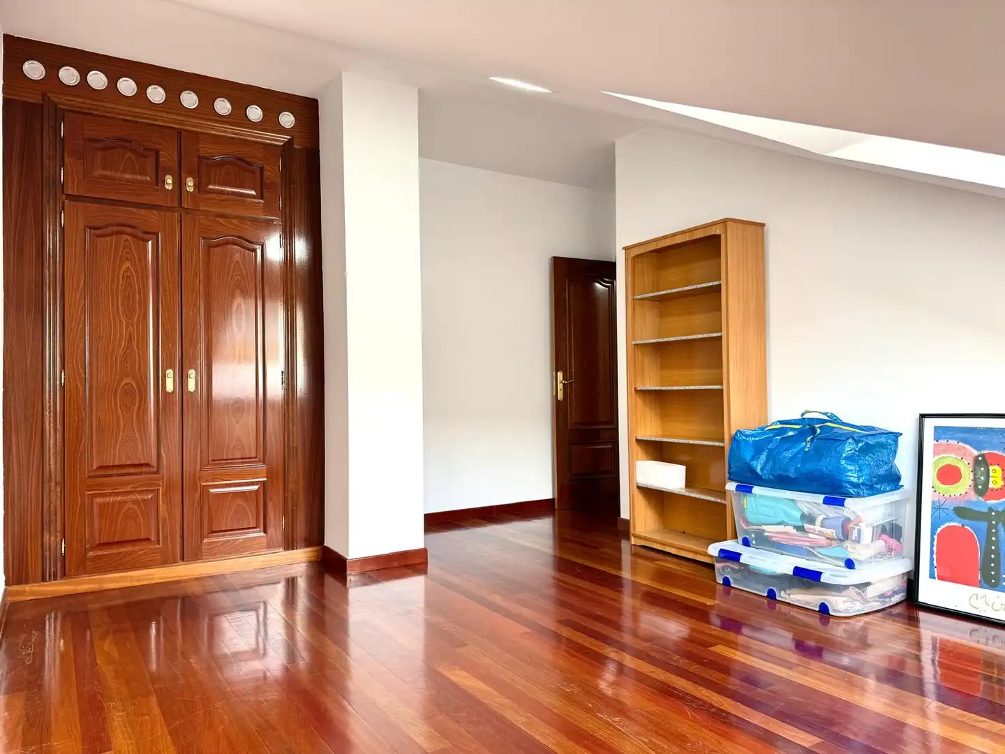 Bedroom of Duplexes for sale in Ourense Capital   with Heating, Parquet flooring and Storage room