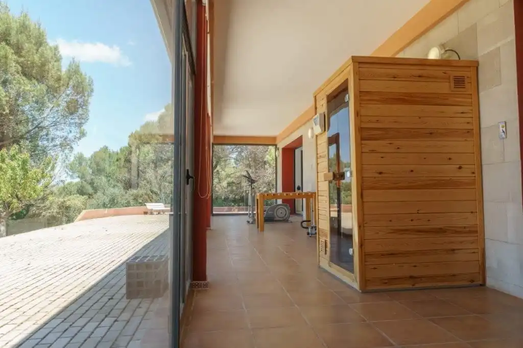 Terraza de Casa o chalet en venta en Santiago-Pontones con Aire acondicionado, Jardín privado y Terraza