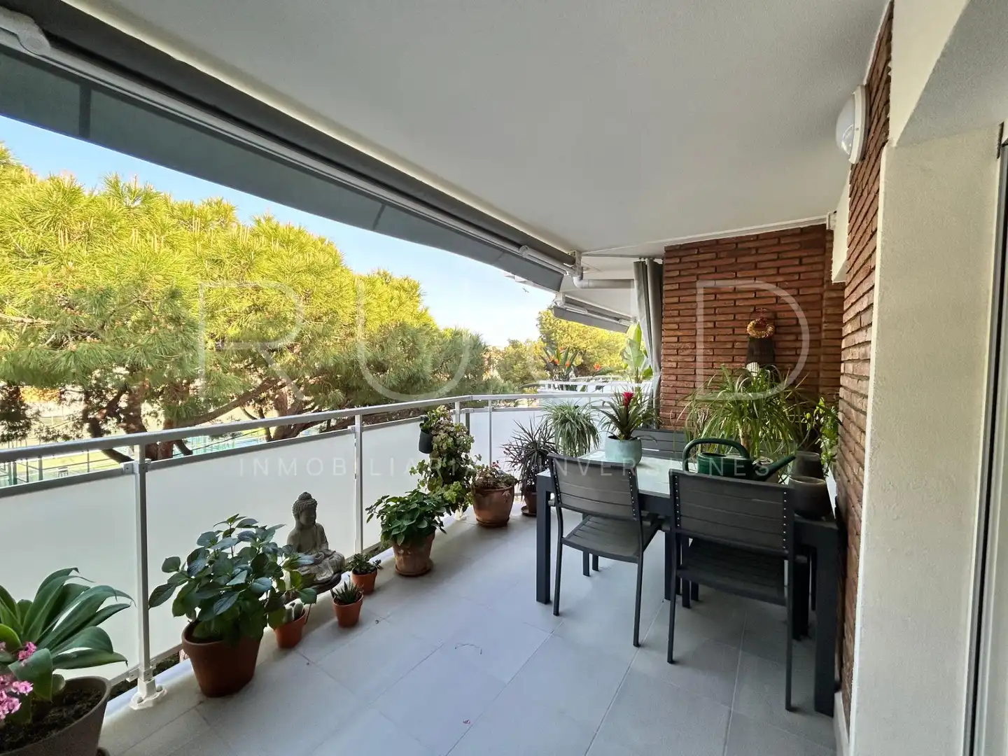 Terrace of Flat for sale in Castelldefels  with Air Conditioner, Heating and Parquet flooring