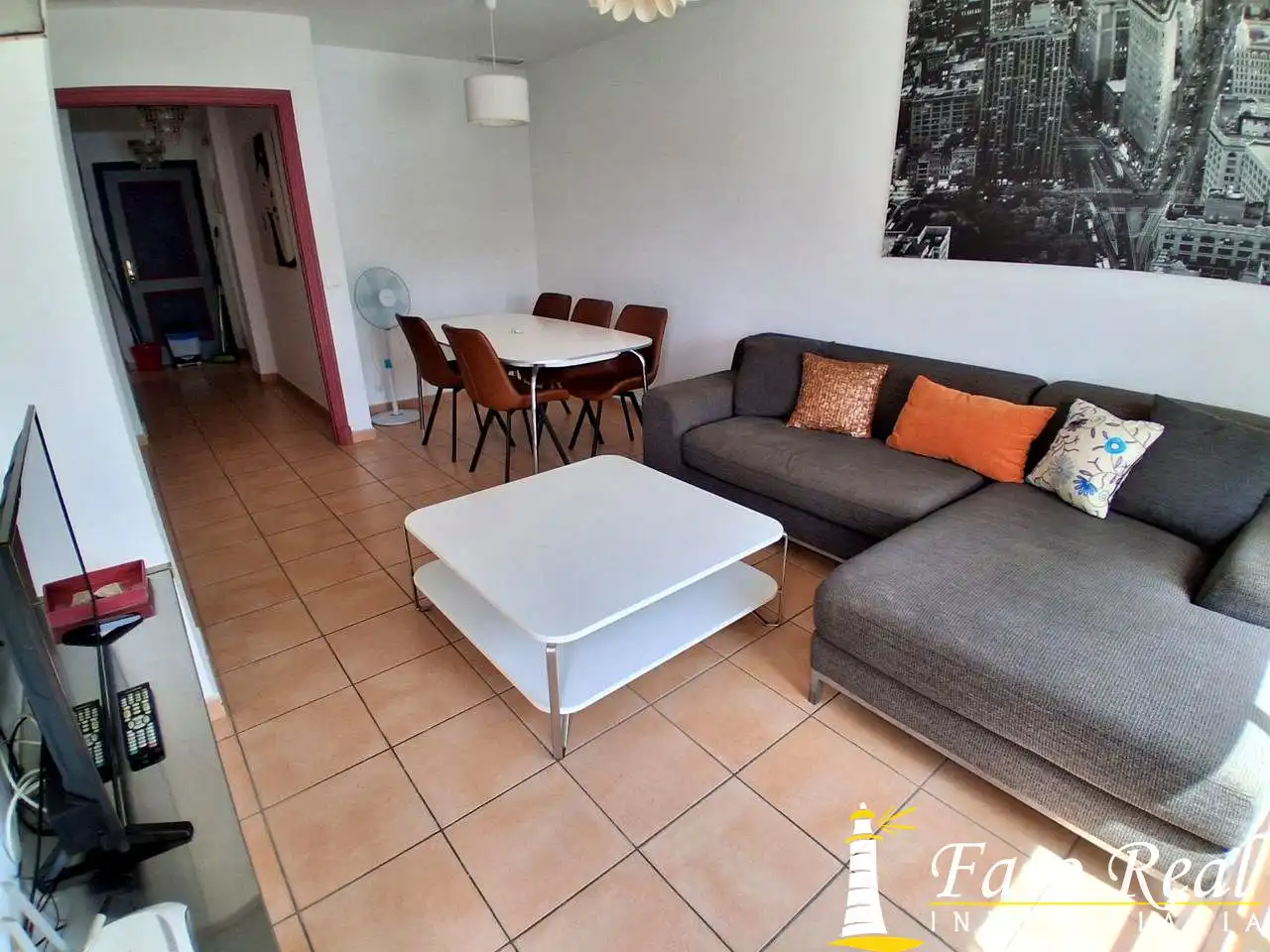 Wohnzimmer von Dachboden zum Verkauf in Sanlúcar de Barrameda mit Klimaanlage, Terrasse und Abstellraum