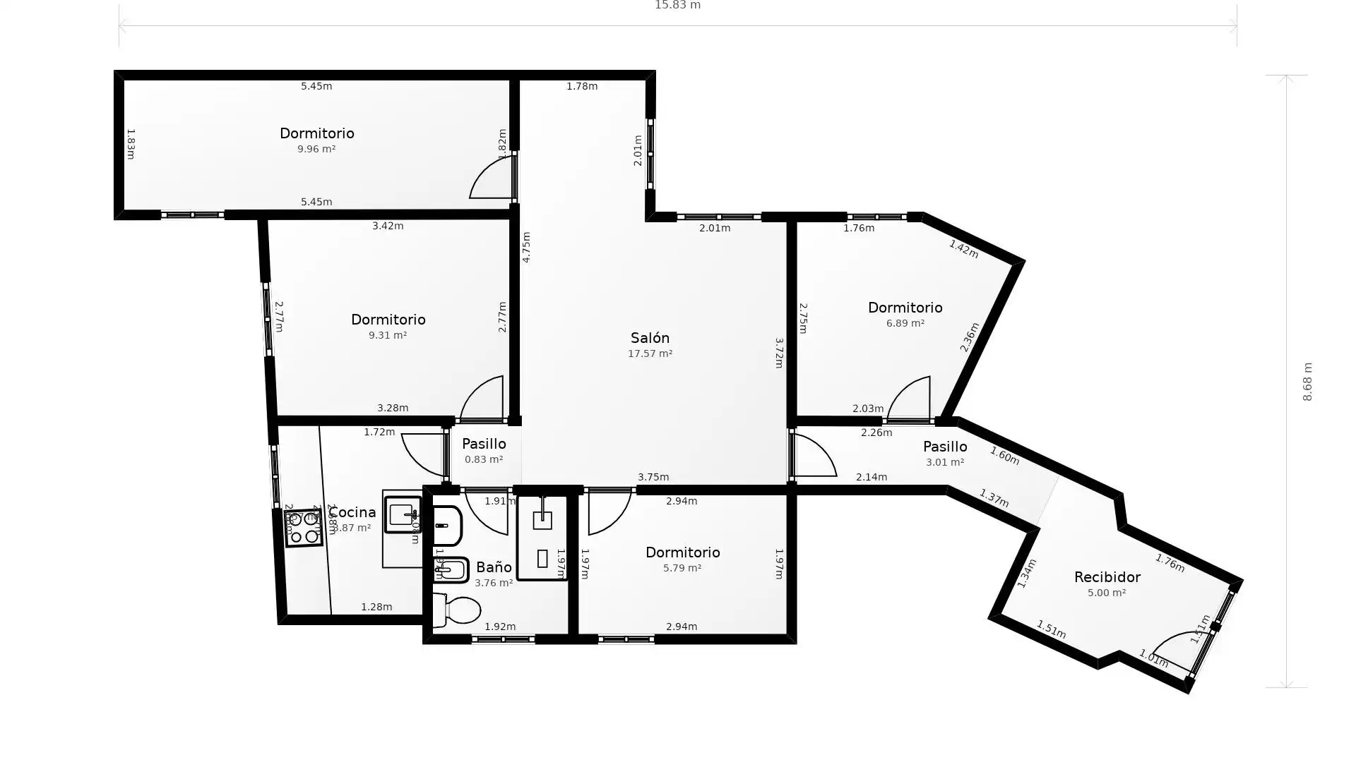 Flat for sale in Madrid  with Parquet flooring