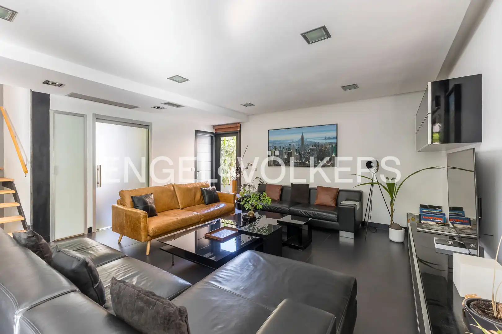Sala de estar de Casa o chalet en venta en Madrid con Aire acondicionado, Calefacción y Jardín privado