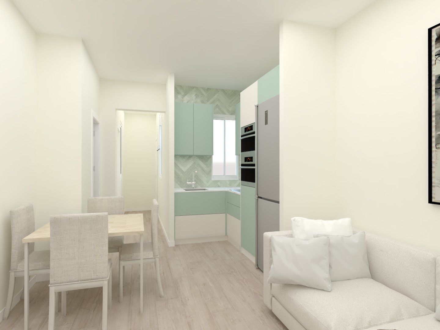 Cuina de Pis en venda en  Barcelona Capital amb Balcó