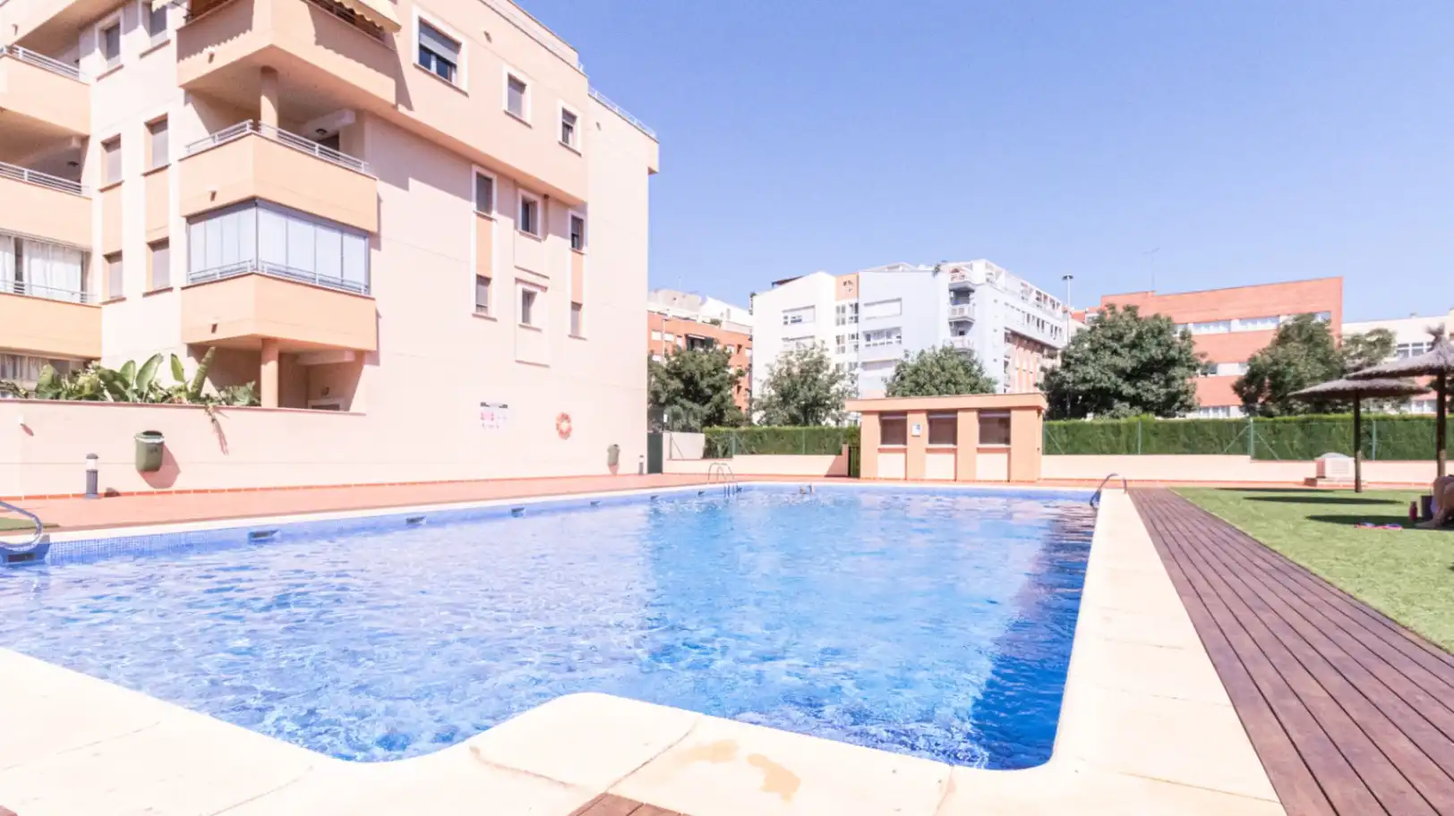 Swimming pool of Flat for sale in Dénia  with Air Conditioner, Heating and Private garden