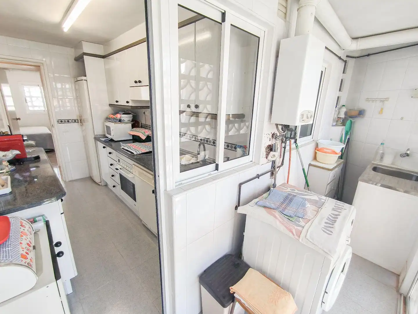Kitchen of Flat for sale in Benidorm  with Private garden, Terrace and Furnished