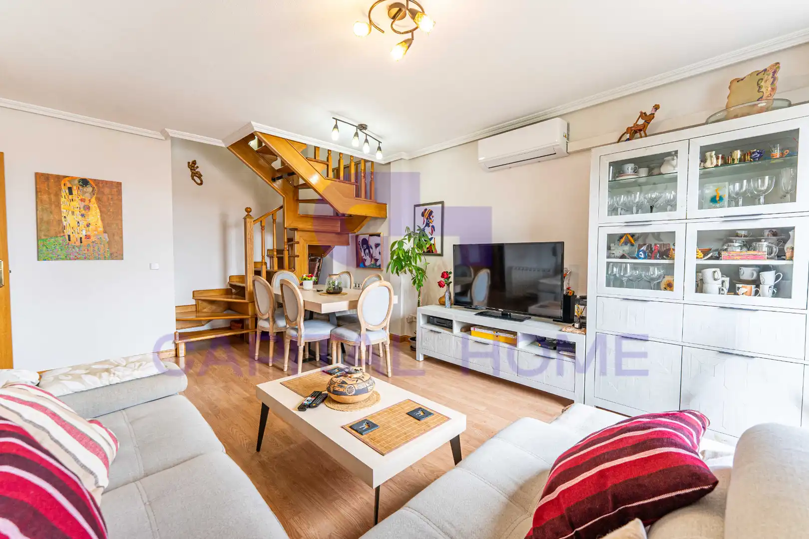 Wohnzimmer von Maisonette zum Verkauf in Alcorcón mit Klimaanlage, Heizung und Parkett