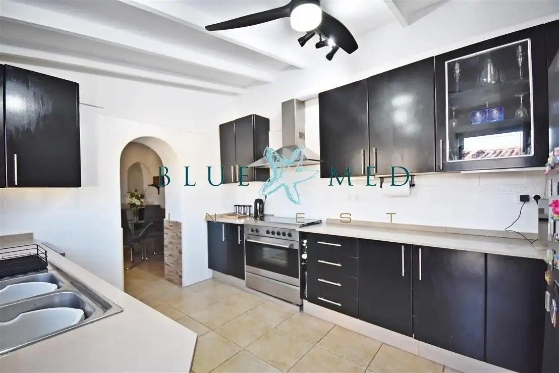 Cocina de Casa o chalet en venta en Fuente Álamo de Murcia con Aire acondicionado, Calefacción y Terraza