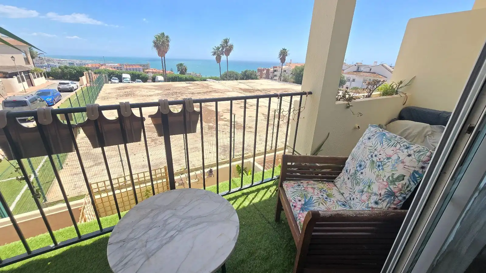 Terrassa de Casa adosada en venda en Benalmádena amb Piscina, Moblat i Piscina comunitària